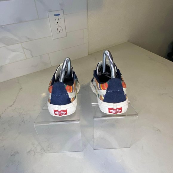 Vans "Dress Blues" Retro Stripes Sk8-Low Reissue Womens Size 6 Mens Size 4.5 - Picture 4 of 7